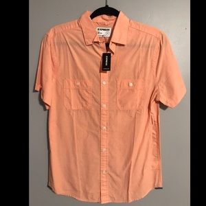 New express dress shirt shirt sleeve